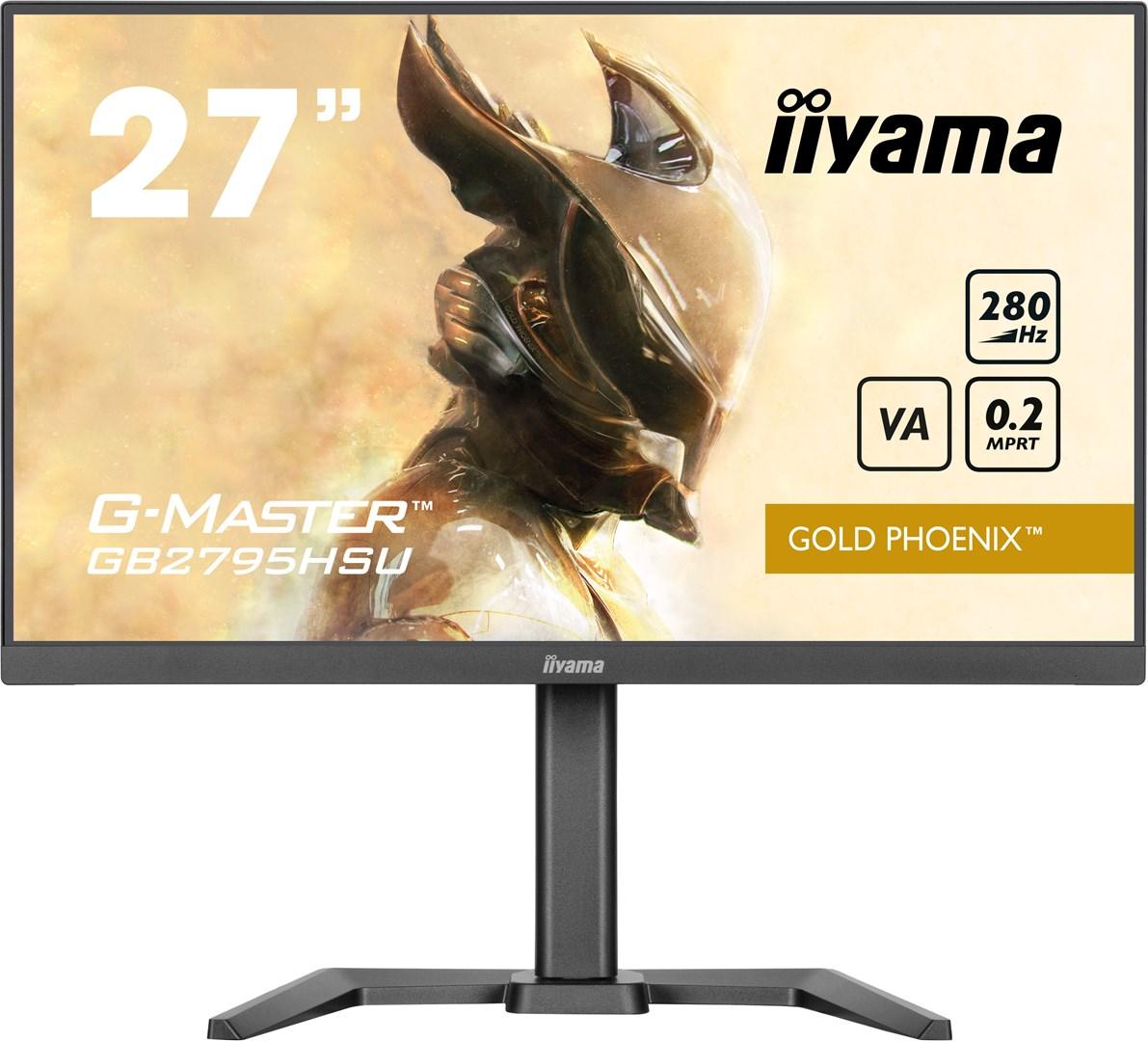 Skærm 27" iiyama G-Master GB2795HSU - Full HD, 280 Hz, VA, sort billede