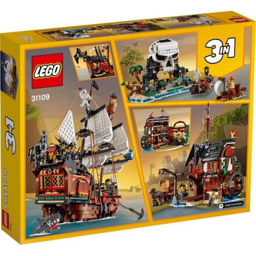 LEGO byggelegetøj Creator 3-i-1 Piratskib (31109)