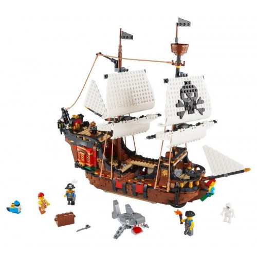 LEGO byggelegetøj Creator 3-i-1 Piratskib (31109)