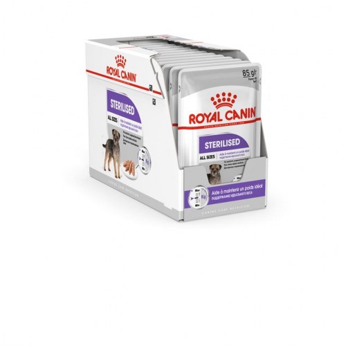 Hundefoder vådfoder Royal Canin Sterilised Loaf – voksne hunde – 12×85 g