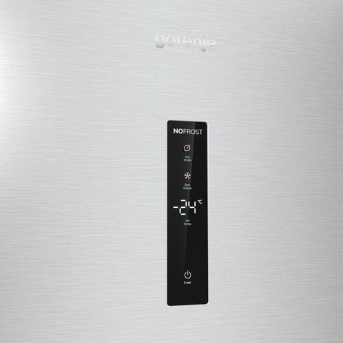 Fritstående fryseskab Gorenje FN619EAXL6, 280 l, E, grå