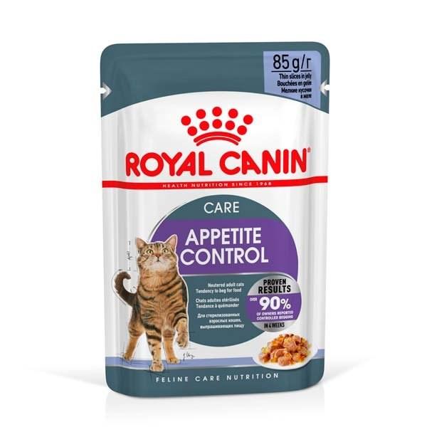 Vådfoder til kat – Royal Canin Appetite Control i gelé, 12×85 g