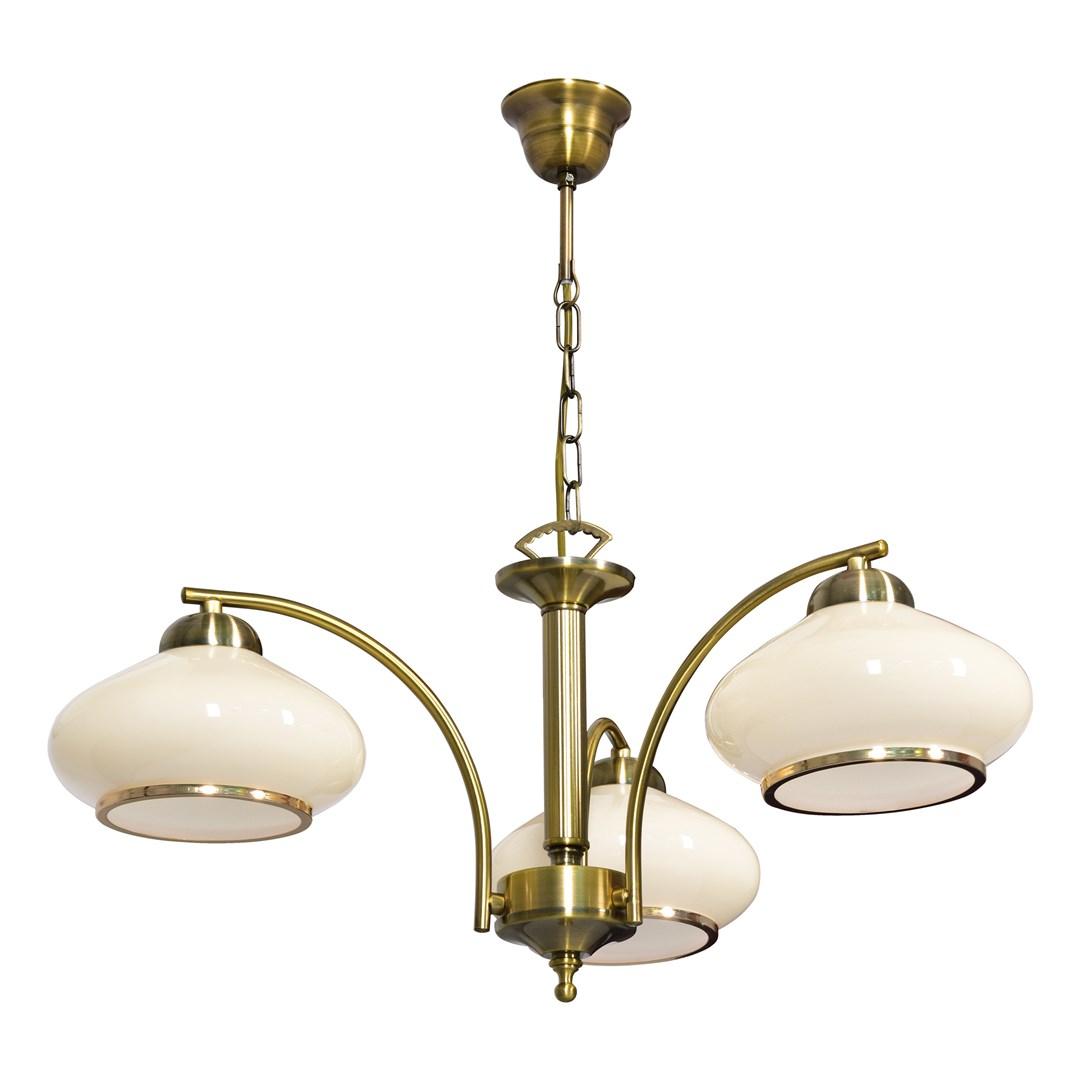 Loftlampe Activejet RITA lysekrone, patina, 3xE27