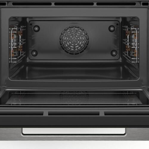 Indbygningsovn med mikro – Bosch Serie 8 CMG7241B1, 45 l, sort