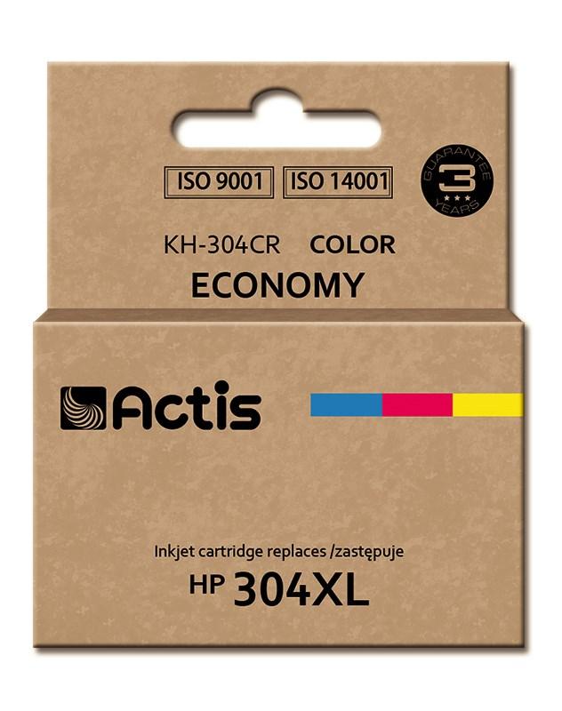 Blækpatron til HP – Actis KH-304CR, farve, 18 ml, XL