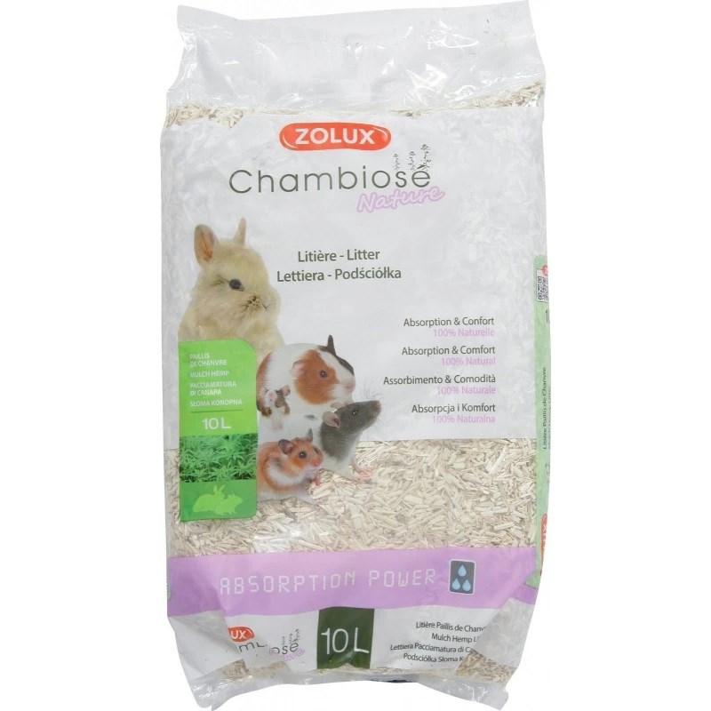 Smådyrsstrø ZOLUX Chambiose Nature 10 l billede