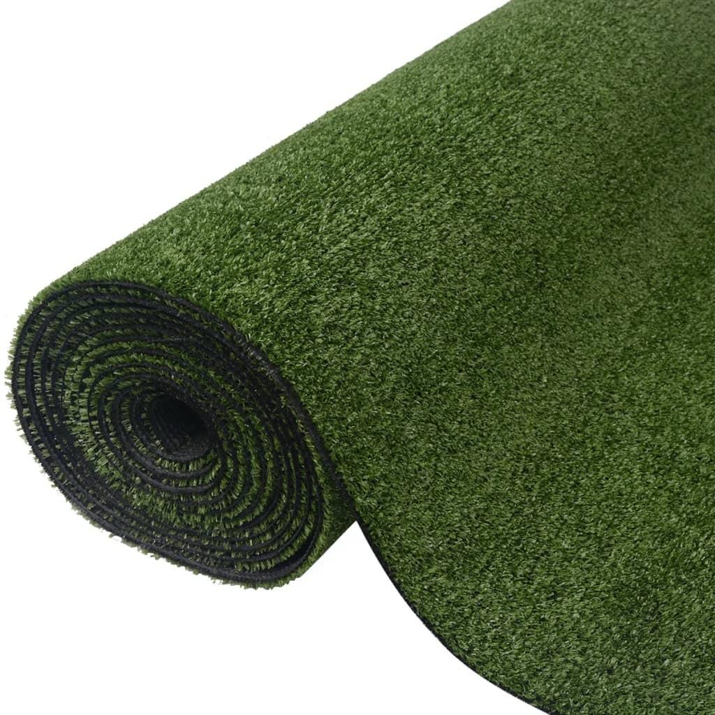 Kunstgræs 1,5x5 m/7-9 mm grøn