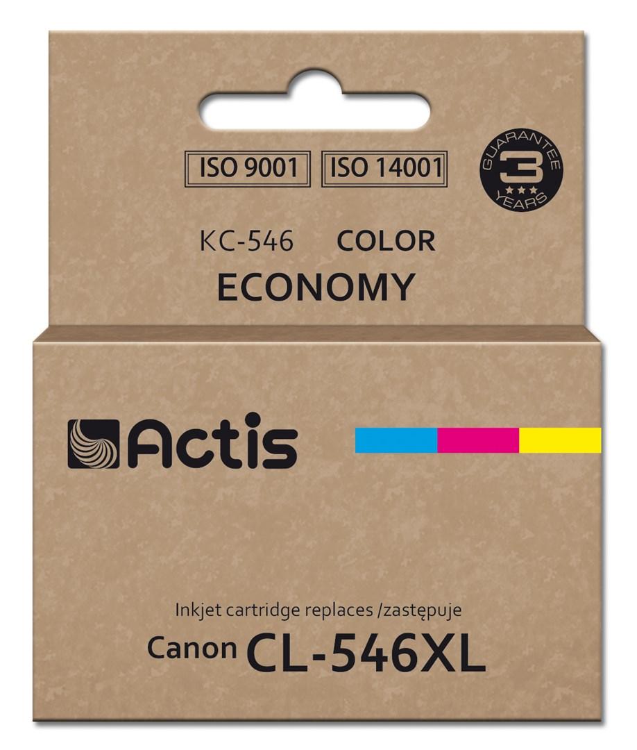 Blækpatron til Canon – Actis KC-546 CL-546XL, farve, 15 ml, 180 sider