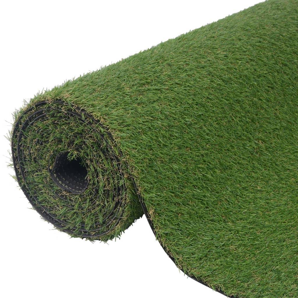 Kunstgræs 0,5x5 m/20 mm grøn