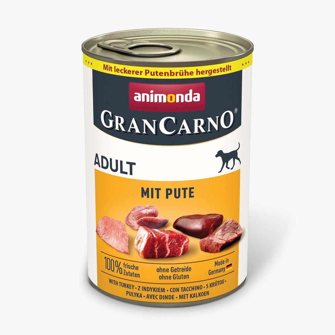 Hundefoder vådfoder Animonda GranCarno Adult kalkun 400 g