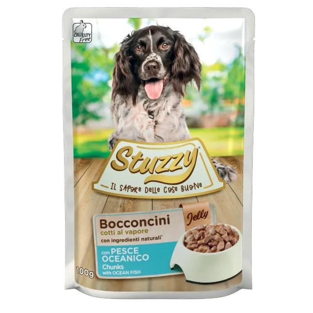 Hundefoder vådfoder Stuzzy – havfisk i gelé, 100 g