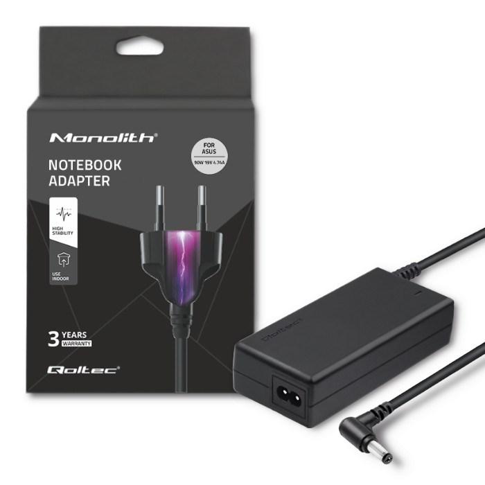 Strømforsyning til bærbar 90 W - Qoltec (for ASUS) billede
