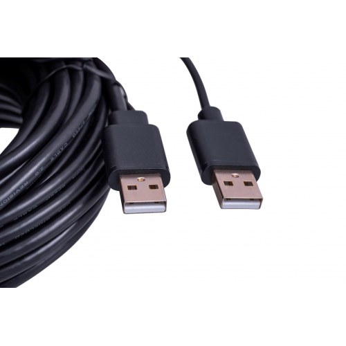 USB forlænger kabel 10 m - UNITEK USB-A til USB-A (han til hun), USB 2.0, sort