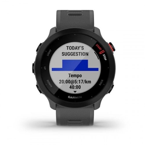 Sportsur Garmin Forerunner 55 – 42 mm MIP, touchscreen, grå, GPS