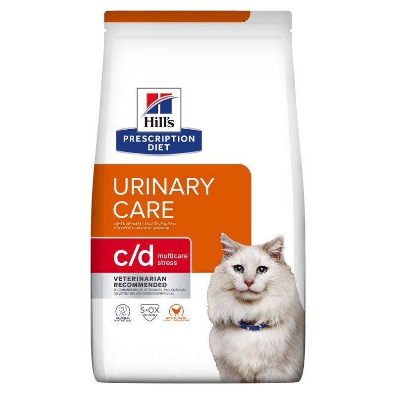 Kattemad tørfoder – Hill’s Prescription Diet c/d Multicare Stress, kylling, 8 kg
