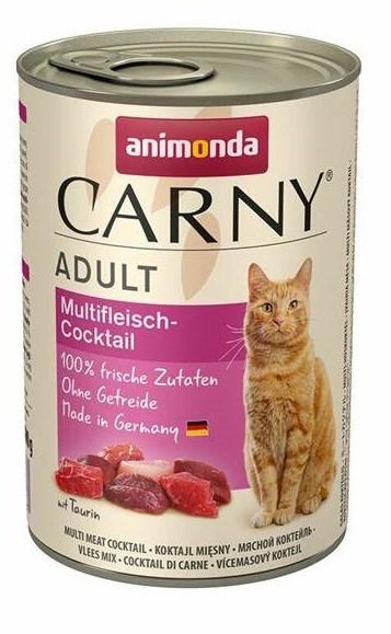 Vådfoder til kat – animonda Carny Adult Multiflæsk-cocktail 400 g
