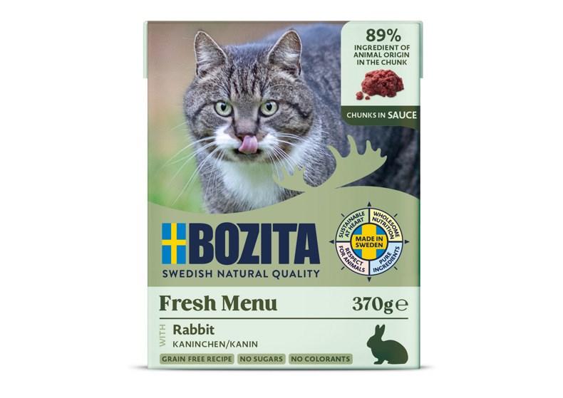 Vådfoder til kat - BOZITA Kanin i sauce 370 g billede