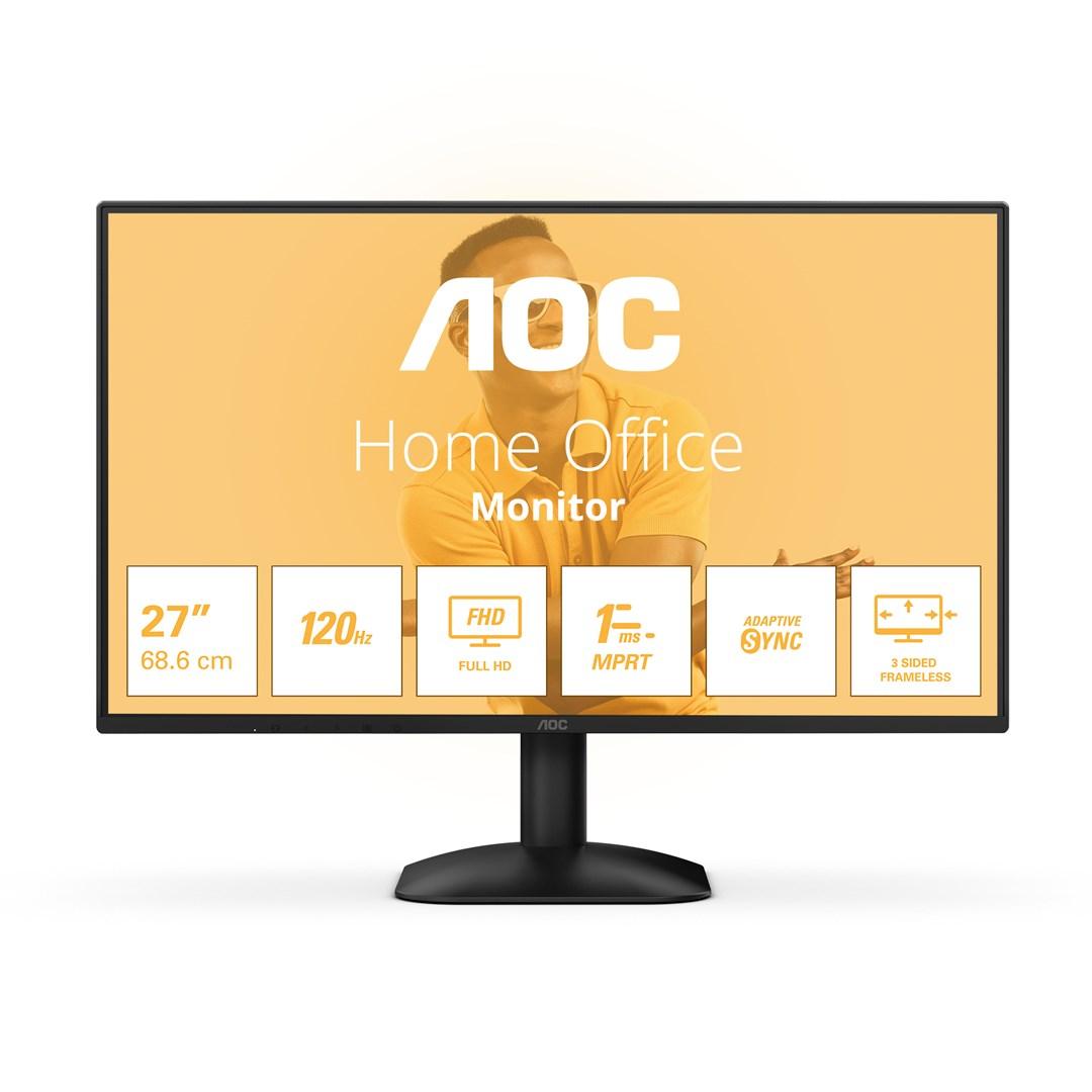 Skærm 27" AOC B3 27B31H Full HD 120 Hz - sort billede