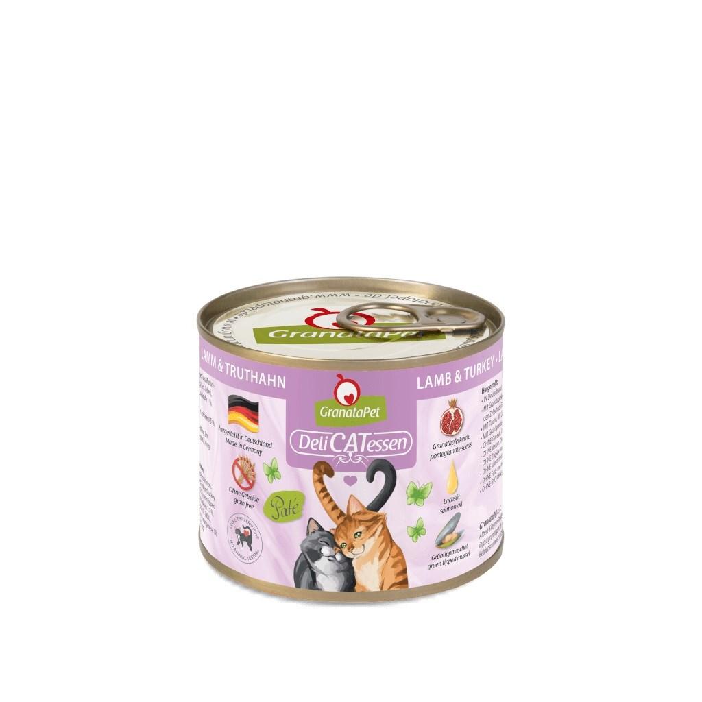 Vådfoder til kat – GranataPet DeliCATessen lam & kalkun, 200 g