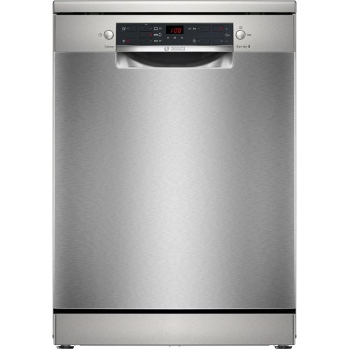 Opvaskemaskine Bosch Serie 2 SMS25GI09F, fritstående, 60 cm, 12 kuverter, energiklasse E