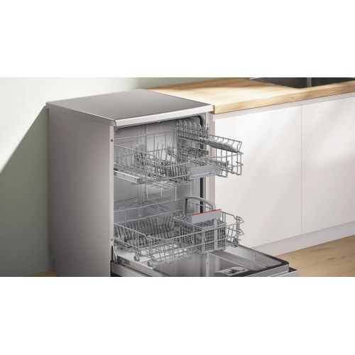 Opvaskemaskine Bosch Serie 2 SMS25GI09F, fritstående, 60 cm, 12 kuverter, energiklasse E