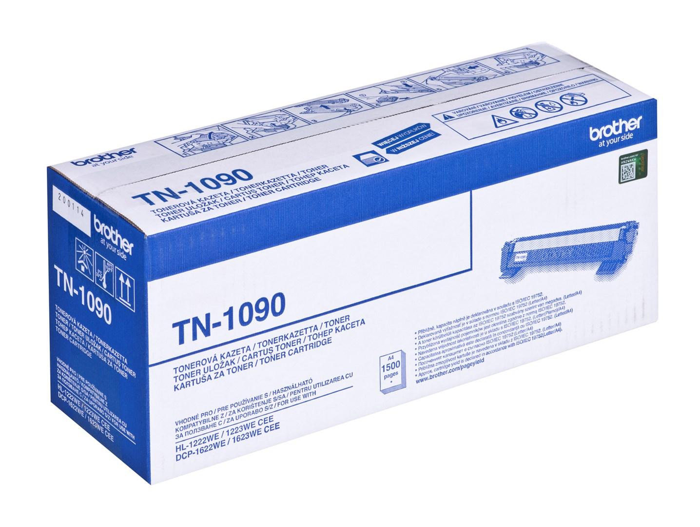 Tonerpatron Brother TN-1090 - sort billede