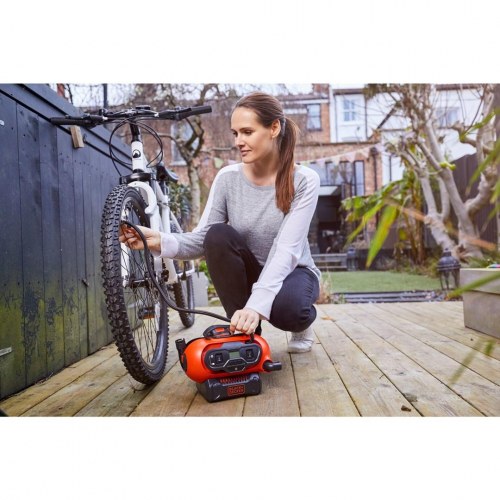 Kompressor til dæk - Black & Decker BDCINF18N, 160 l/min, 12 V/230 V