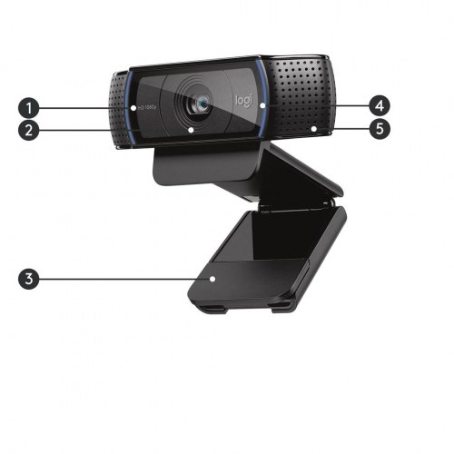 Webcam til pc – Logitech C920 Pro HD