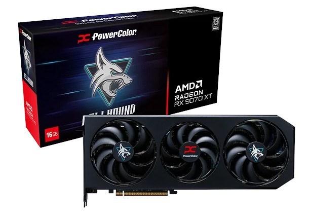 Grafikkort PowerColor Hellhound Radeon RX 9070 XT 16GB OC billede