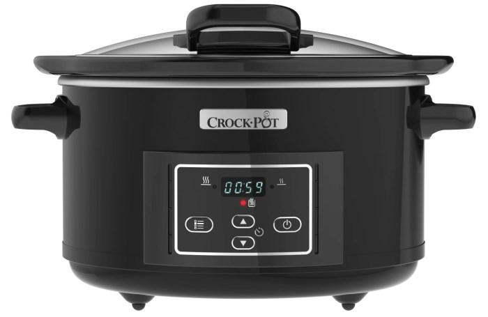 Slow cooker Crock-Pot CSC052X 4,7 l digital timer og hold-varm