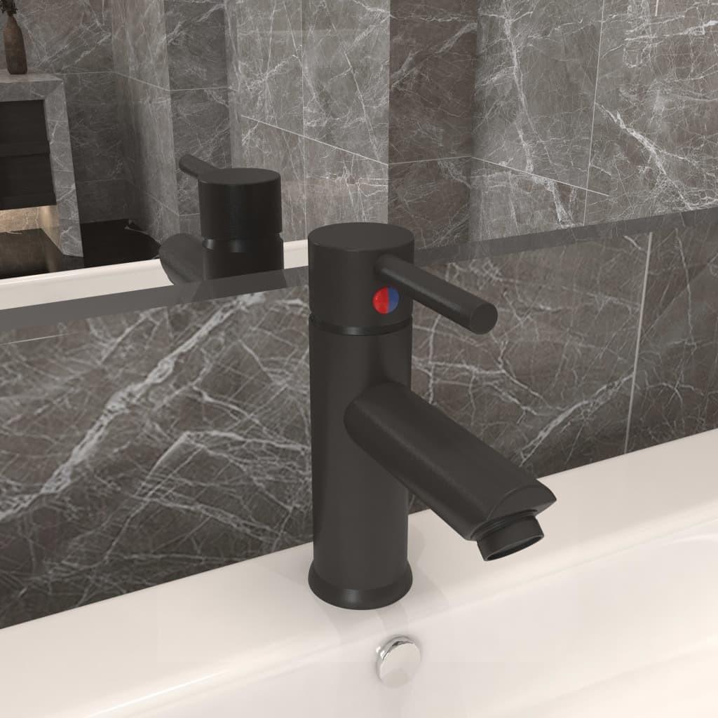 Billede af Vandhane til badeværelseshåndvask 130x176 mm grå