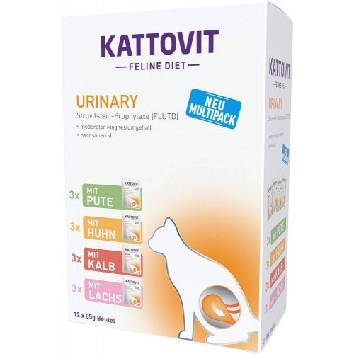Vådfoder til kat - Kattovit Feline Diet Urinary, 12 x 85 g