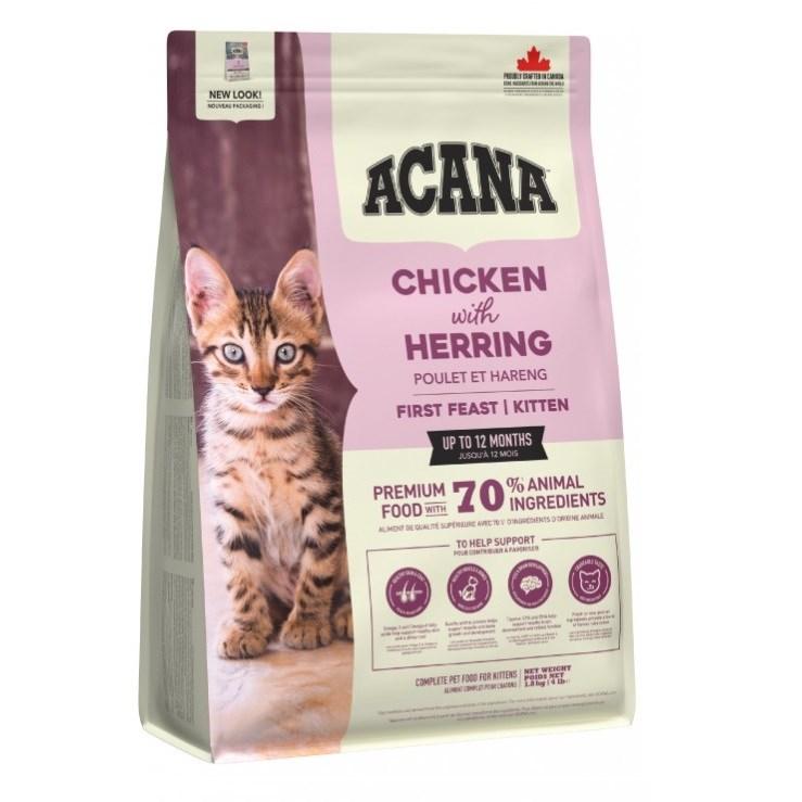 Kattemad tørfoder ACANA First Feast kylling – 1,8 kg