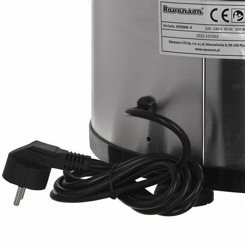 Centrifugal saftpresser Ravanson XPB2800-X – 6 kg, rustfrit stål