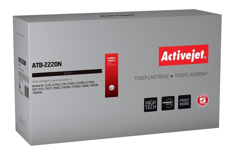 Toner til Brother - Activejet ATB-2220N, sort, 2.600 sider