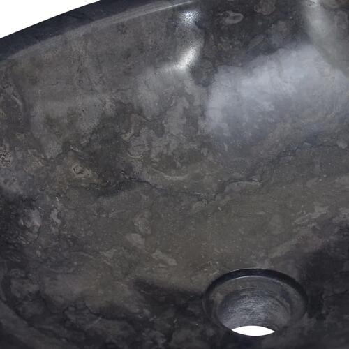 Håndvask 53x40x15 cm marmor sort