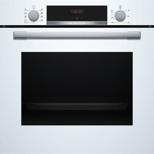 Indbygningsovn Bosch Serie 4 HBA534BW3, 71 l, hvid