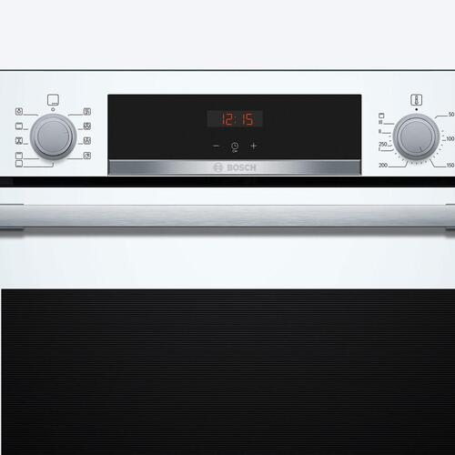 Indbygningsovn Bosch Serie 4 HBA534BW3, 71 l, hvid