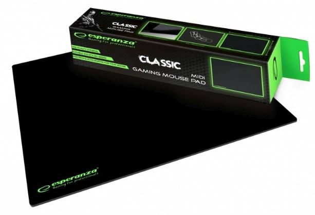 Musemåtte gaming - Esperanza Classic EGP102K, sort (300×240 mm) billede