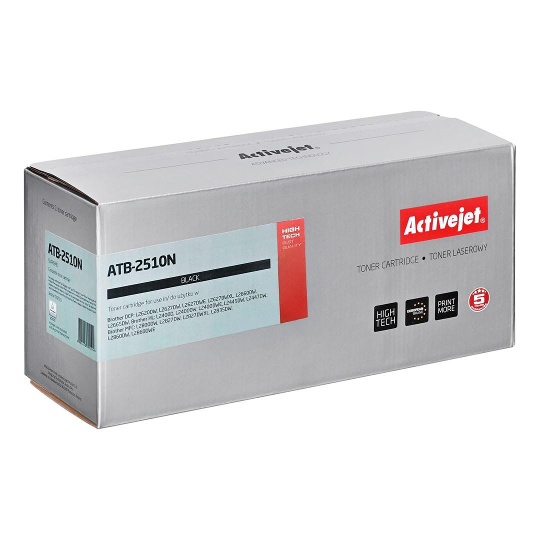 Toner til Brother - Activejet ATB-2510N, sort, kompatibel, 1.200 sider billede