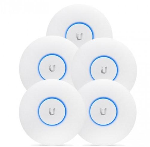 Adgangspunkt Wi-Fi Ubiquiti UAP‑AC‑PRO‑5, 1300 Mbit/s, hvid (pakke med 5)