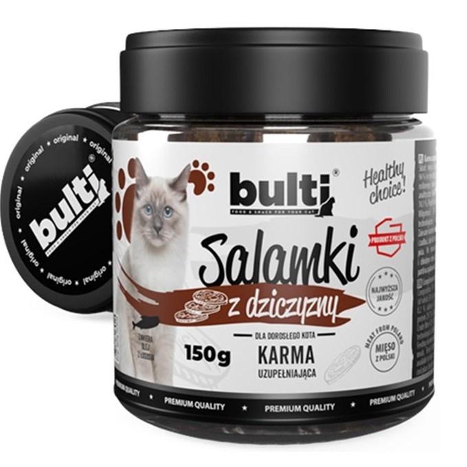 BULTI salamki med vildtkød godbid til kat 150 g