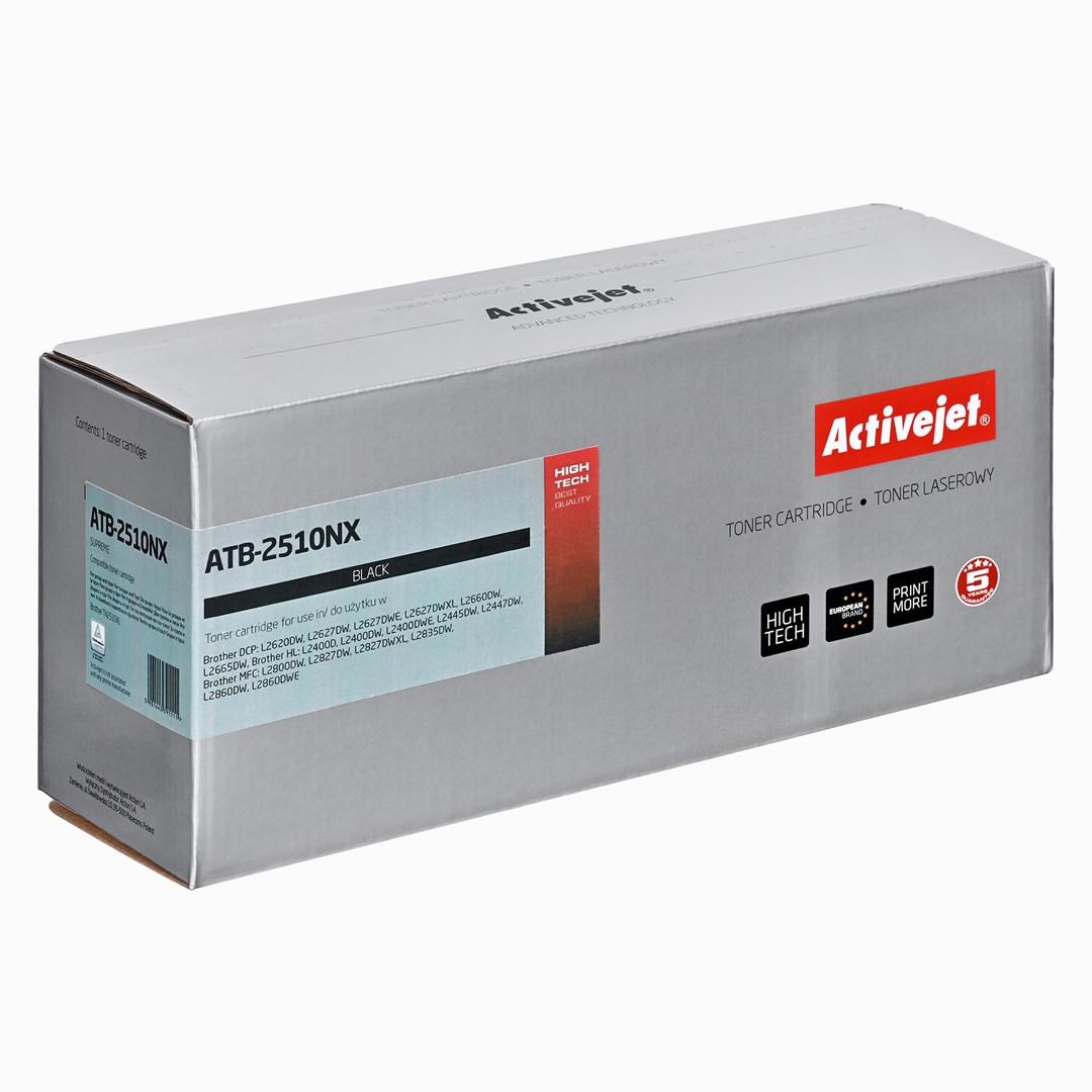 Toner til Brother - Activejet ATB-2510NX, sort, kompatibel, 3.000 sider
