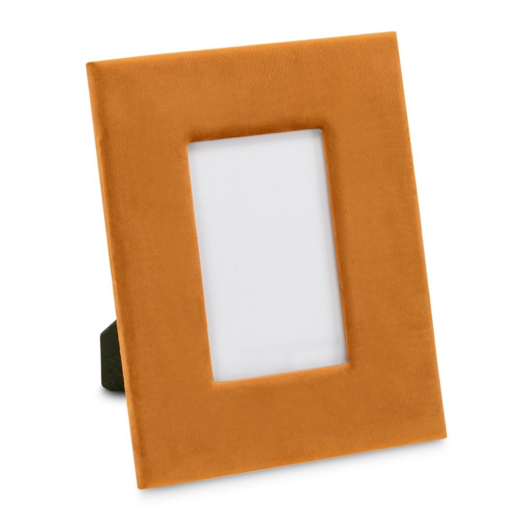 Fotoramme AmeliaHome Velvo - brunrød, 19×24 cm