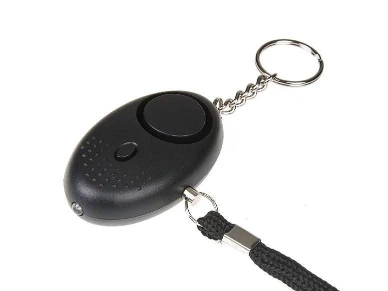 Personalarm GUARD Scorpion – 120 dB sirene og LED-lygte, sort