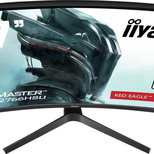 Skærm 27" iiyama G-Master GB2766HSU-B1, buet, Full HD, 165 Hz, sort