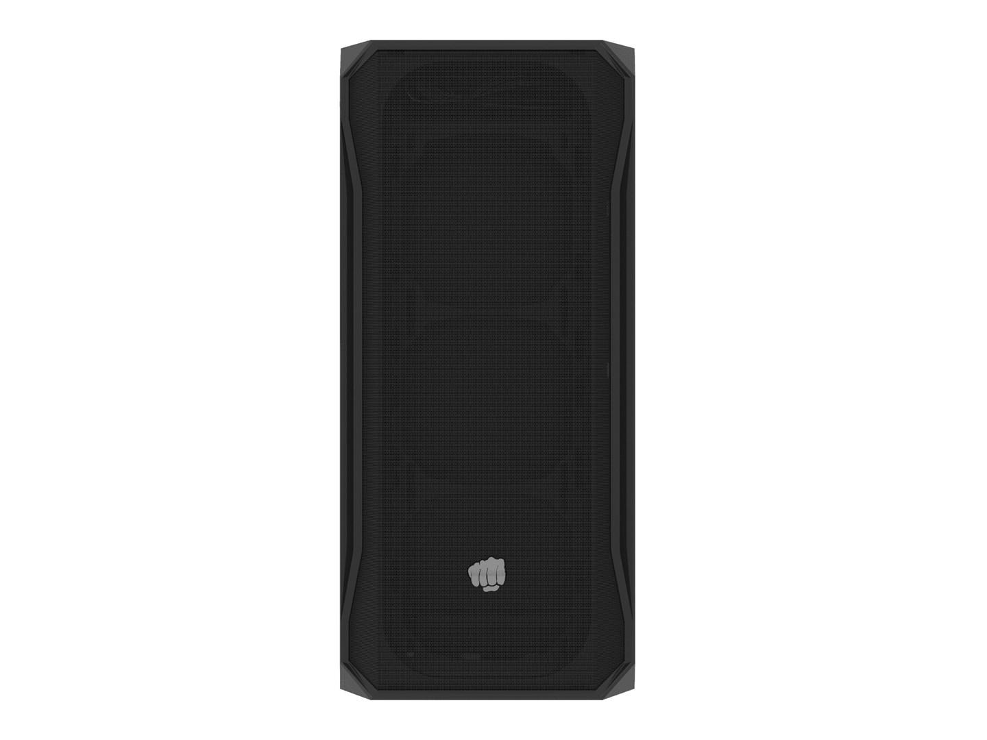 PC kabinet FURY Shobo SH4 RGB Midi Tower - sort billede