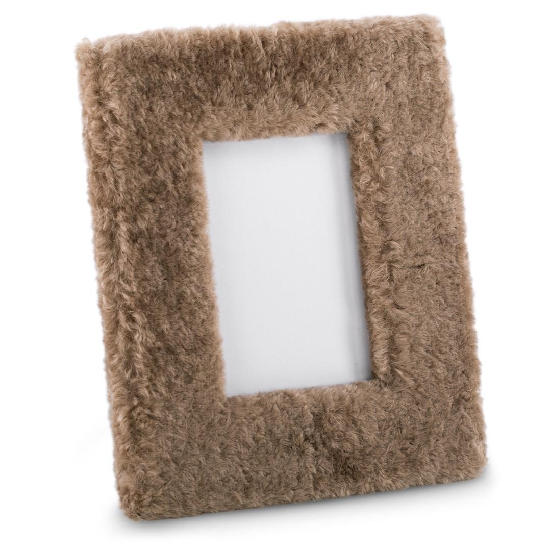 Fotoramme brun 21×26 cm - AmeliaHome Fur, moderne
