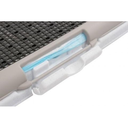 Hundetoilet til hvalpe ZOLUX – åben katte-/hundebakke, sort/grå