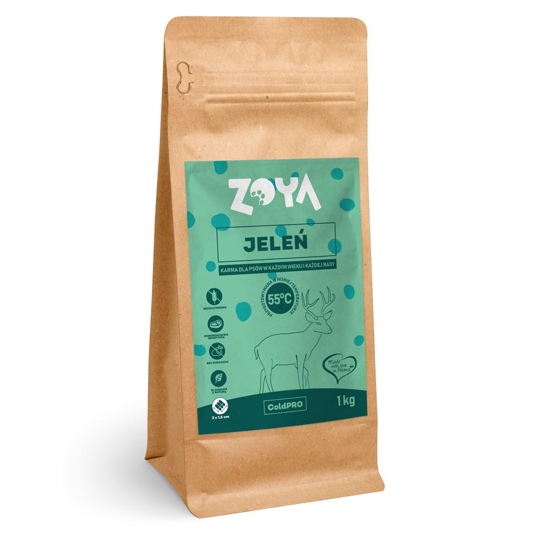 Hundefoder tørfoder ZOYA ColdPRO Hjort – 1 kg